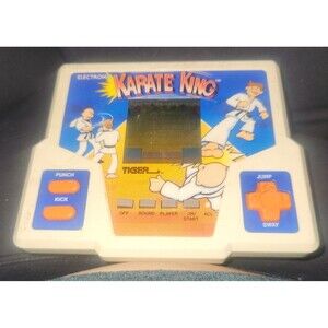 Vintage 1988 Tiger Electronics Karate King Handheld LCD Electronic Game Retro